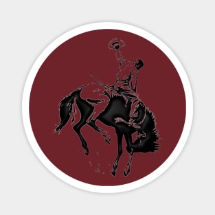 Western Era - Cowboy on Horseback 12 Magnet